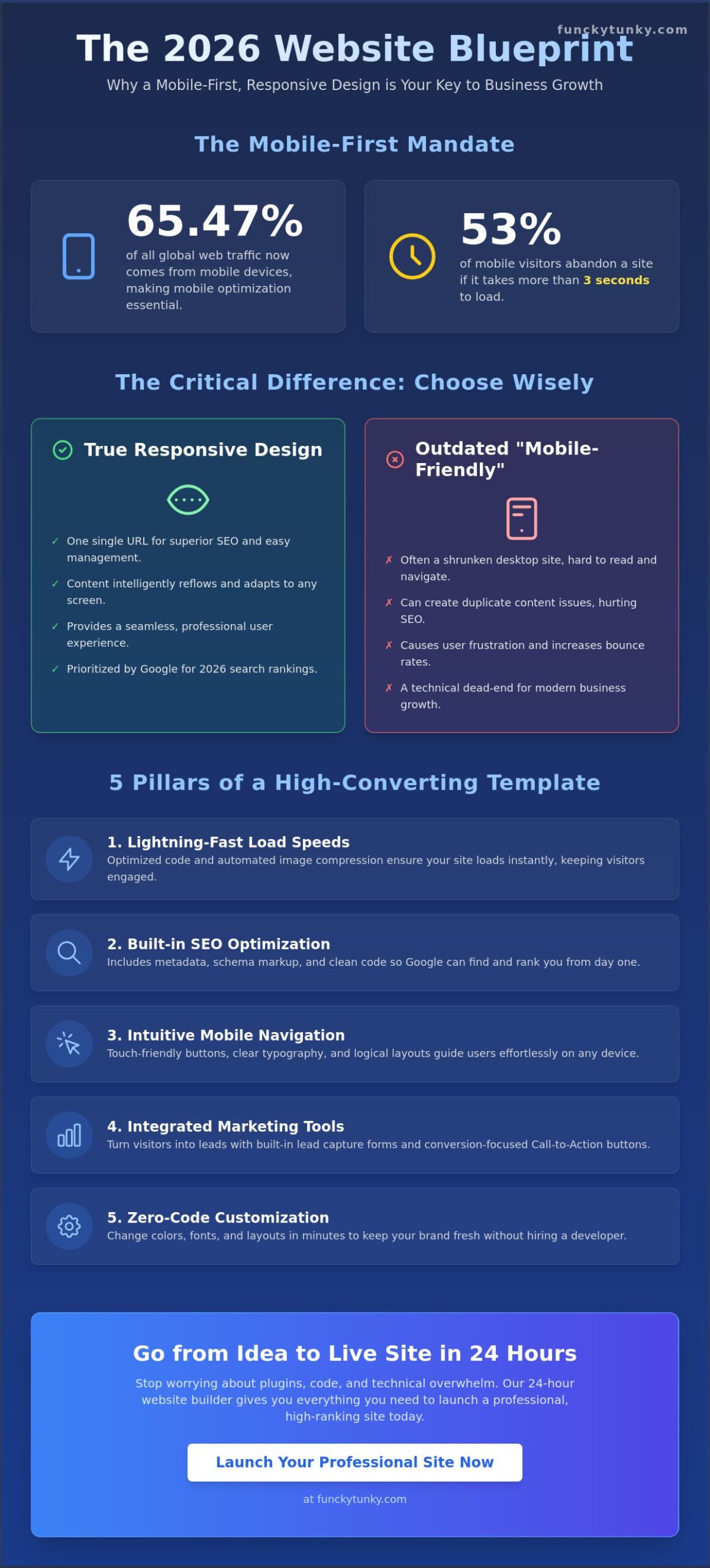 High-Performance Responsive Website Templates: Launch Your Business in 24 Hours