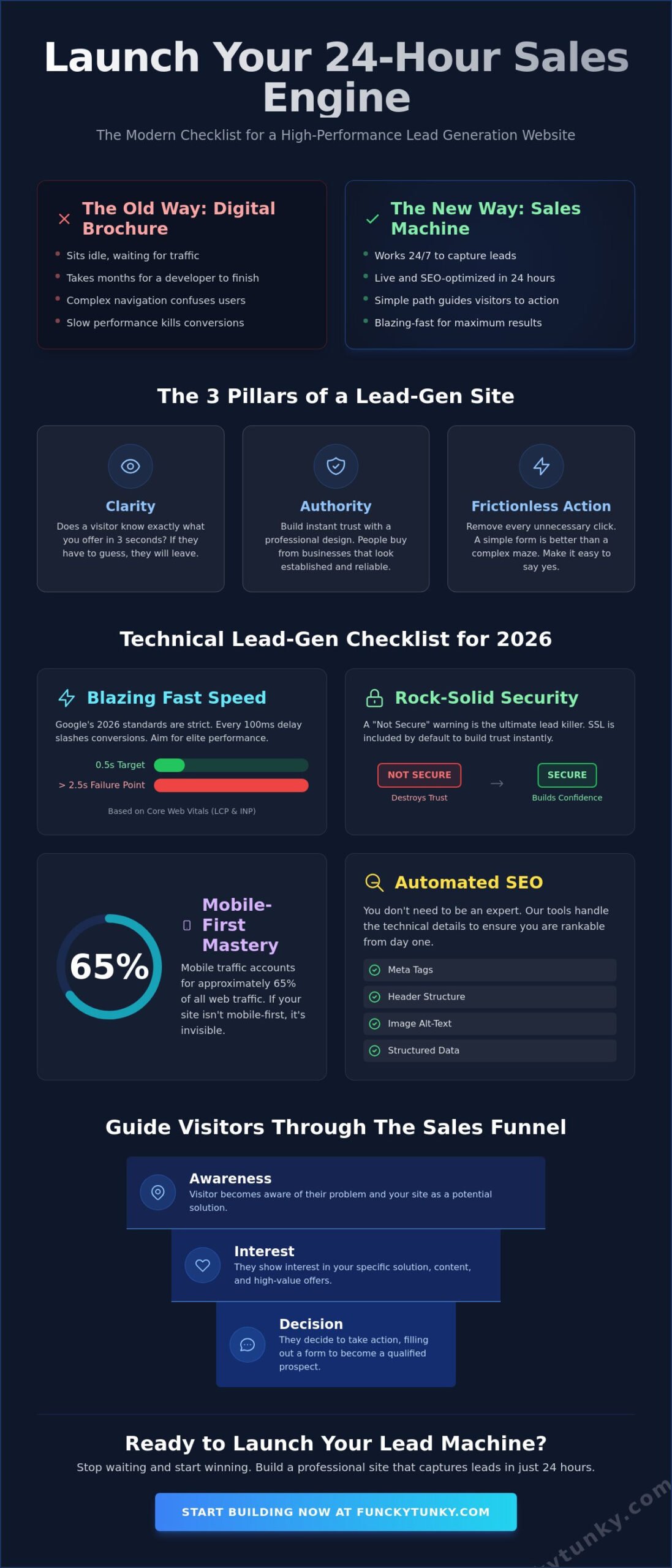 The Ultimate Website for Lead Generation Checklist: Build Your Sales Machine in 24 Hours