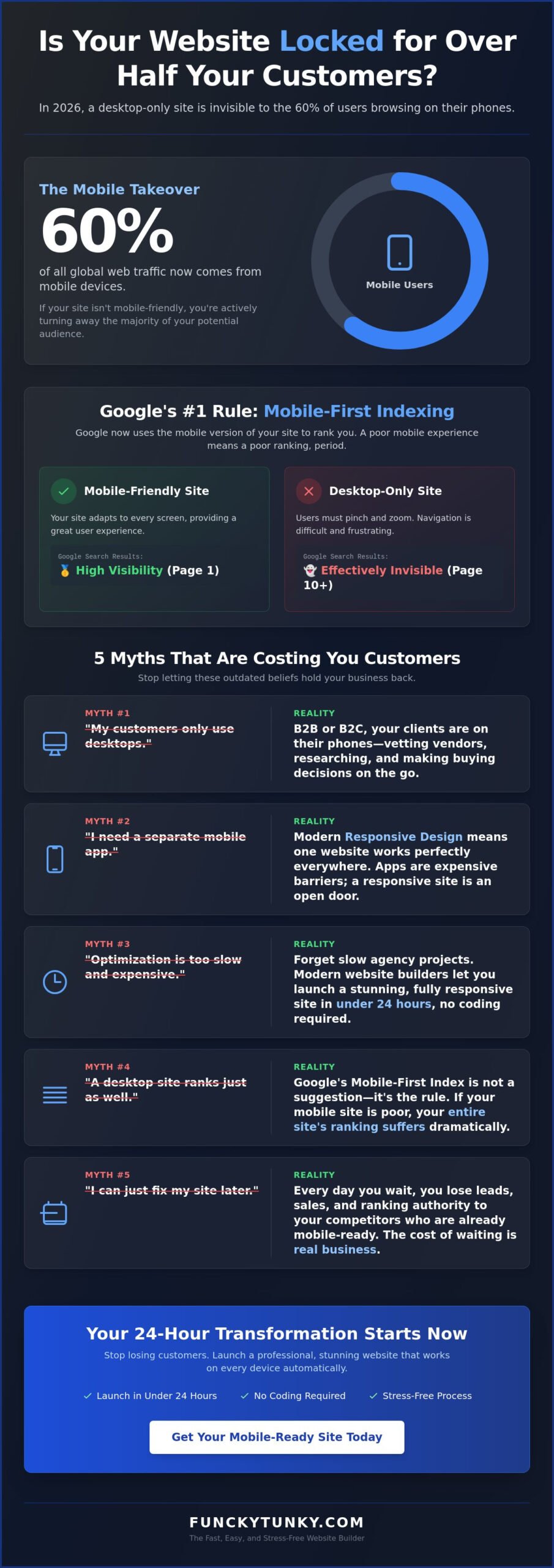 Why Do I Need a Mobile Friendly Website in 2026? (5 Myths Busted)